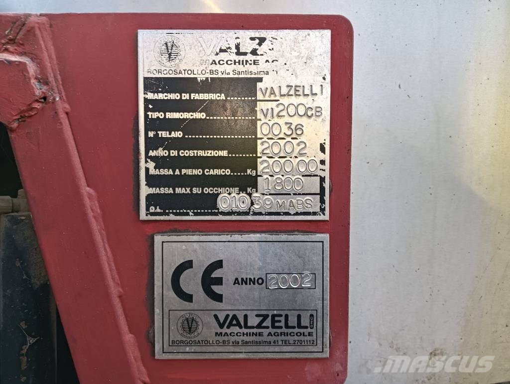  Valzelli 200 cb Overige aanhangers