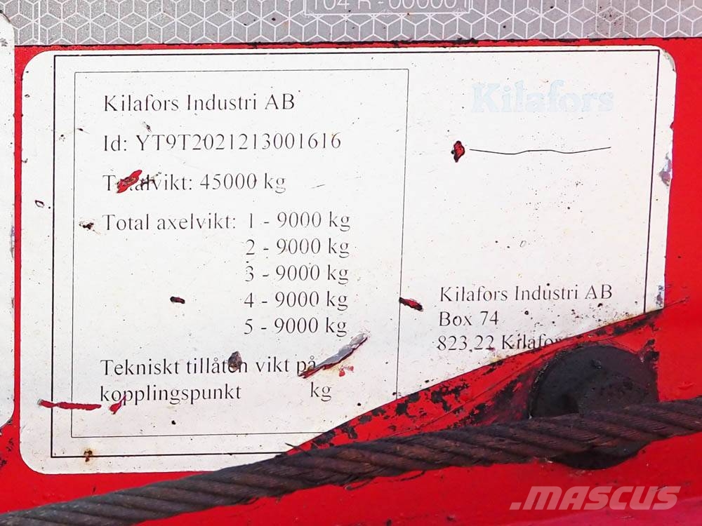 Kilafors Karlavagnen 5 aks. Puuperävaunut
