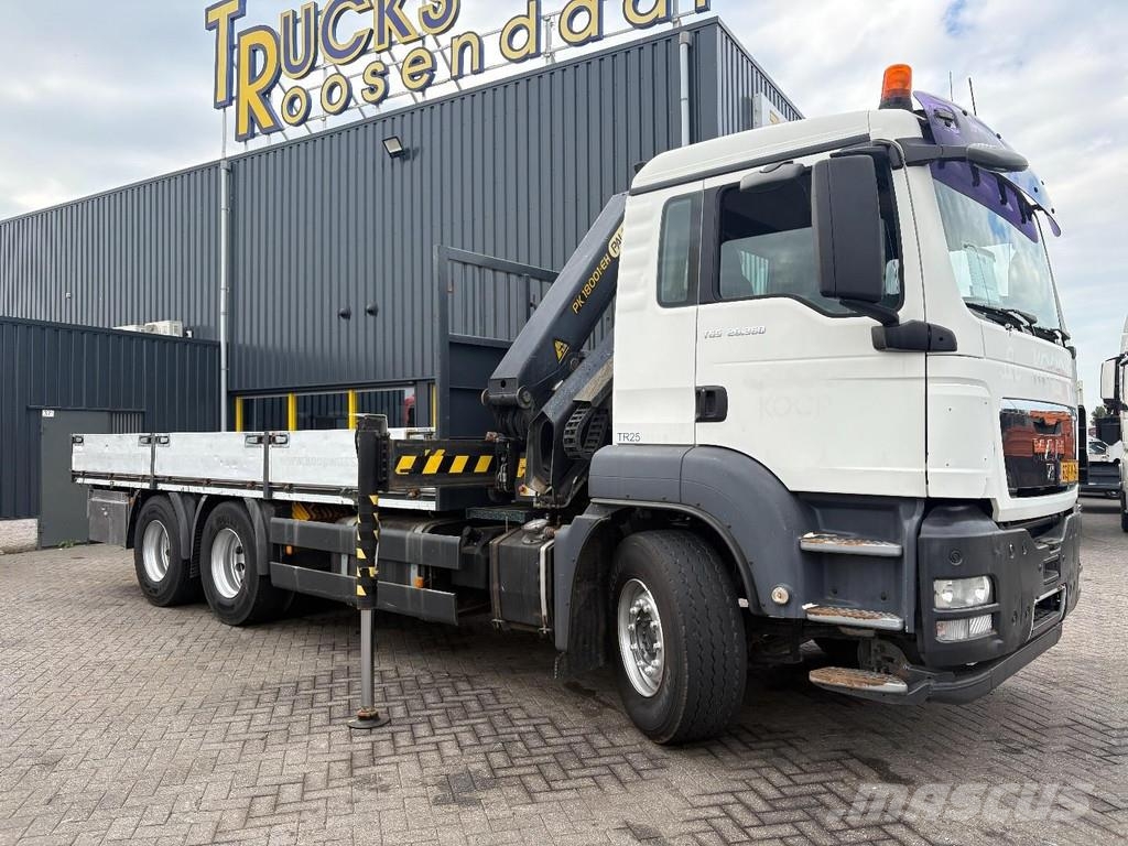 MAN TGS 26,360 + PALFINGER PK 18001 -- 2X EXT. + 6X4 + All terrain cranes