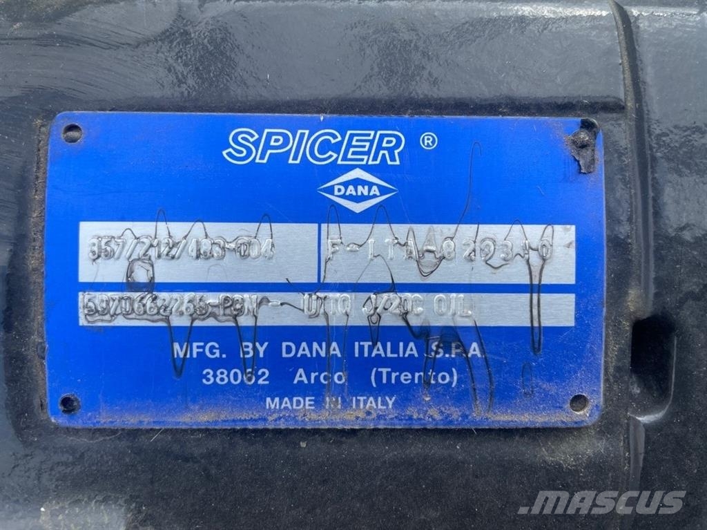 Terex TW85-5370662265-Dana Spicer 357/212/483-Axle/Achse محور العجلة