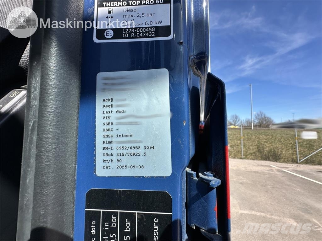 DAF FAS XF530Z Sanduk kamioni