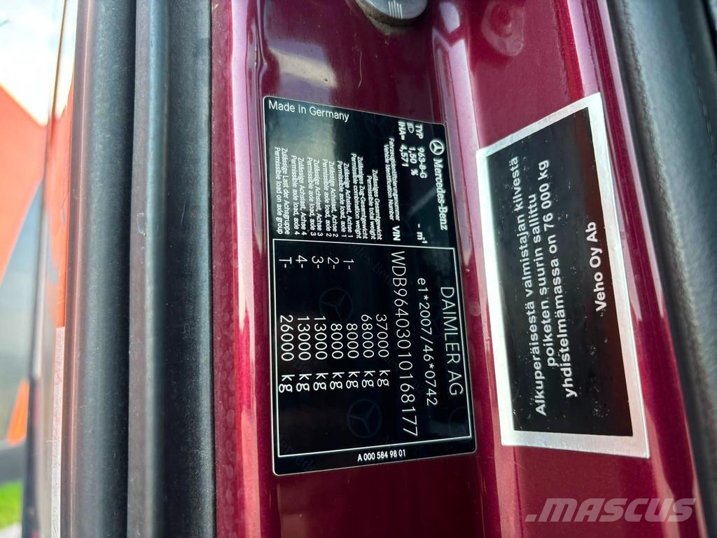 Mercedes-Benz Arocs 3263 8x4 FULL STEEL Transporte de madera
