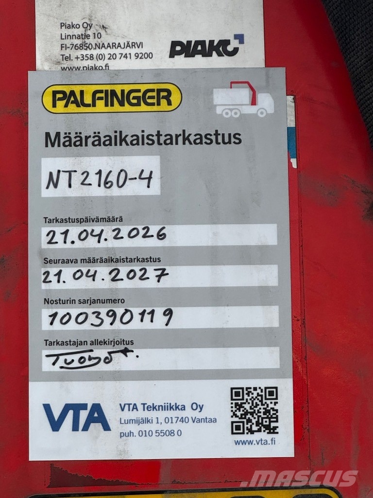 Volvo FM 370 6x2/4-4900 Nosturiauto Truck mounted cranes
