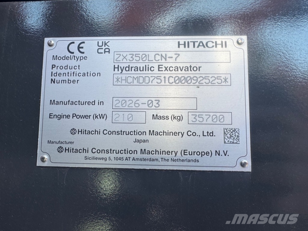 Hitachi ZX 350 LC N-7 Excavadoras sobre orugas