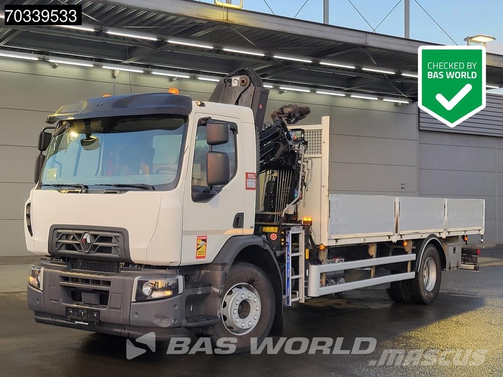 Renault C 320 4X2 HIAB XDUO 148 B2 Crane Kran Automatic Ai Kamioni sa otvorenim sandukom