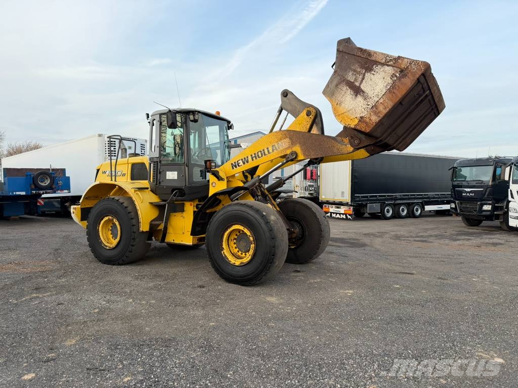 New Holland WE190 B*20t*Klima*40KM/h*Schnellwechsler*1.Hand Chargeuse sur pneus