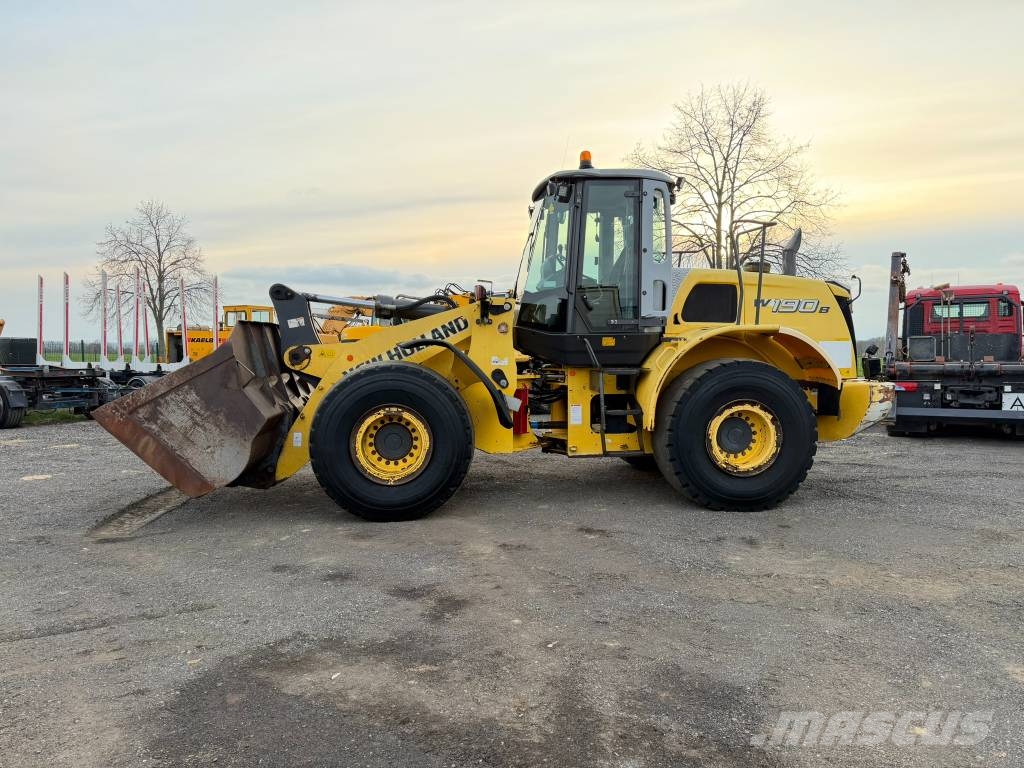 New Holland WE190 B*20t*Klima*40KM/h*Schnellwechsler*1.Hand Chargeuse sur pneus
