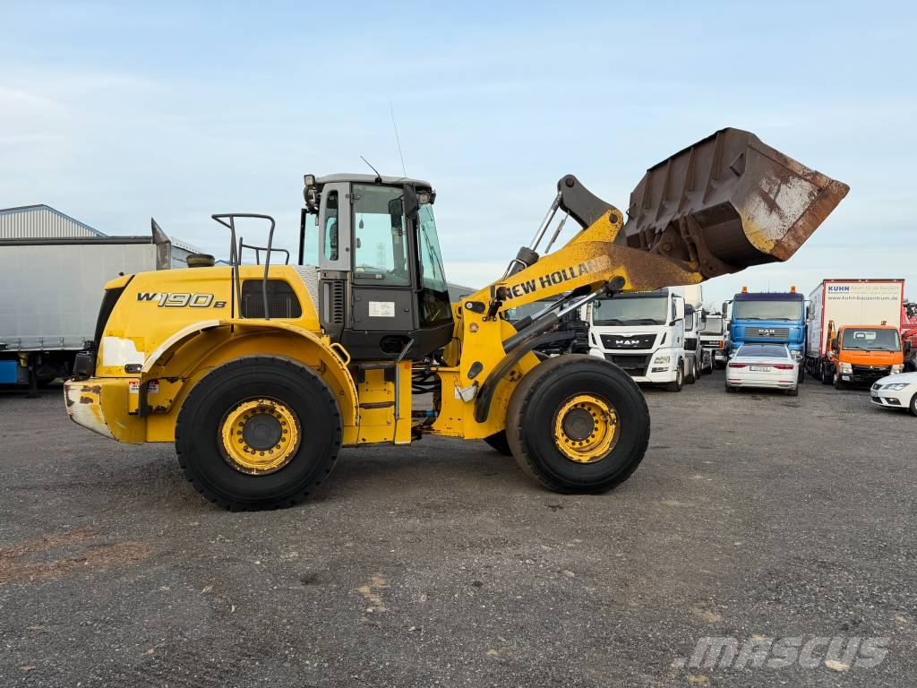 New Holland WE190 B*20t*Klima*40KM/h*Schnellwechsler*1.Hand Chargeuse sur pneus
