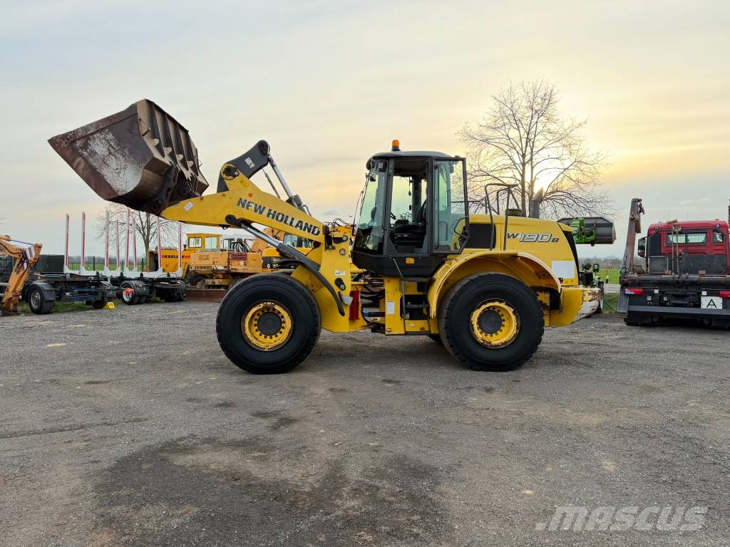 New Holland WE190 B*20t*Klima*40KM/h*Schnellwechsler*1.Hand Chargeuse sur pneus