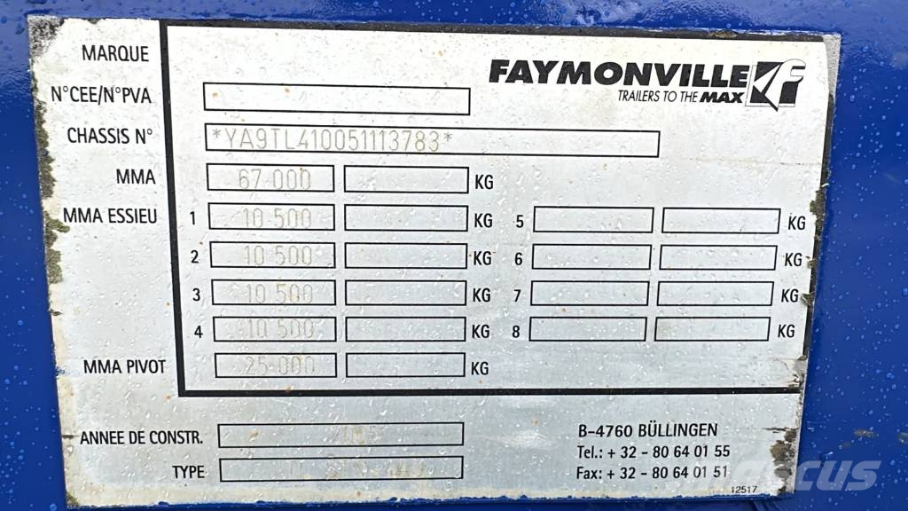 Faymonville 4-akselinen puoliperävaunulavetti Raskeveo poolhaagised