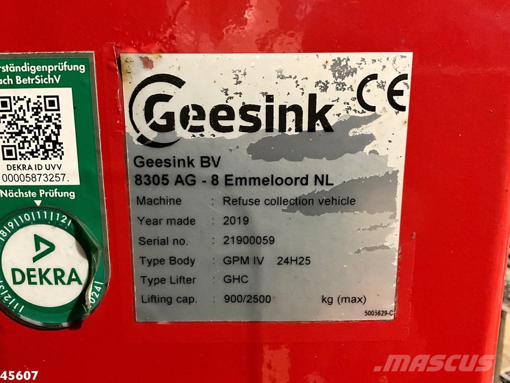 MAN TGS 26.320 Euro 6 Geesink 24 m³ شاحنات المخلفات