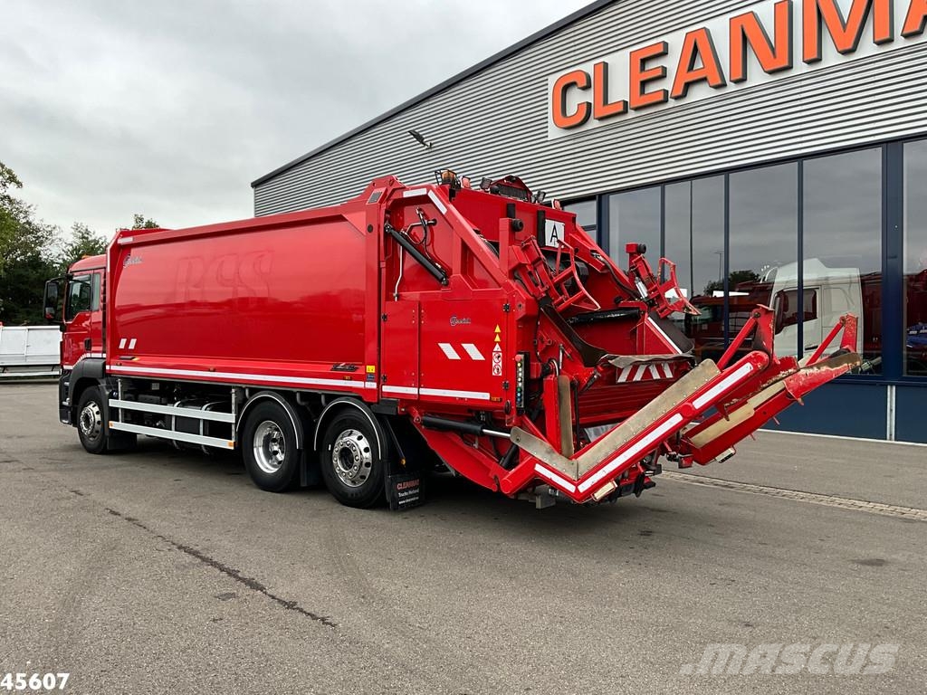 MAN TGS 26.320 Euro 6 Geesink 24 m³ شاحنات المخلفات
