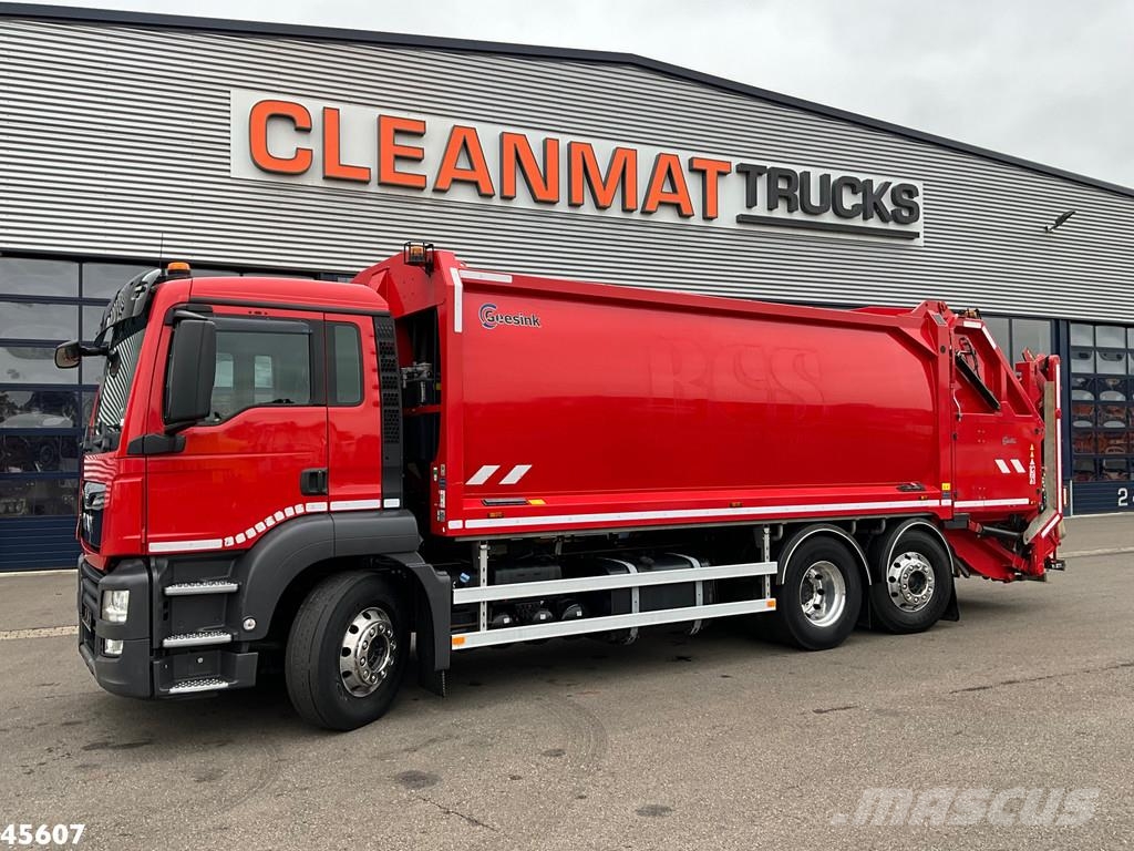 MAN TGS 26.320 Euro 6 Geesink 24 m³ شاحنات المخلفات