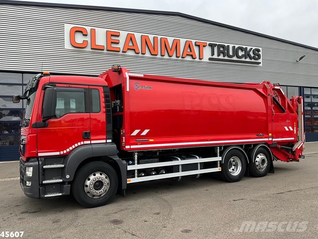 MAN TGS 26.320 Euro 6 Geesink 24 m³ شاحنات المخلفات