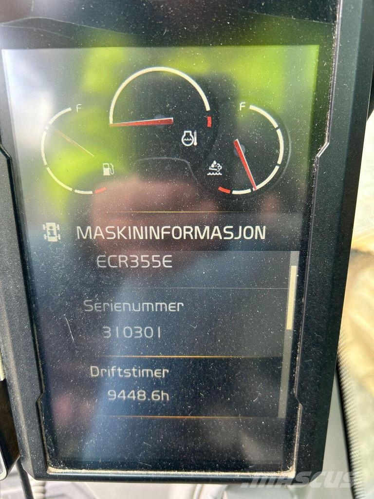 Volvo ECR355EL + GPS Rupsgraafmachines