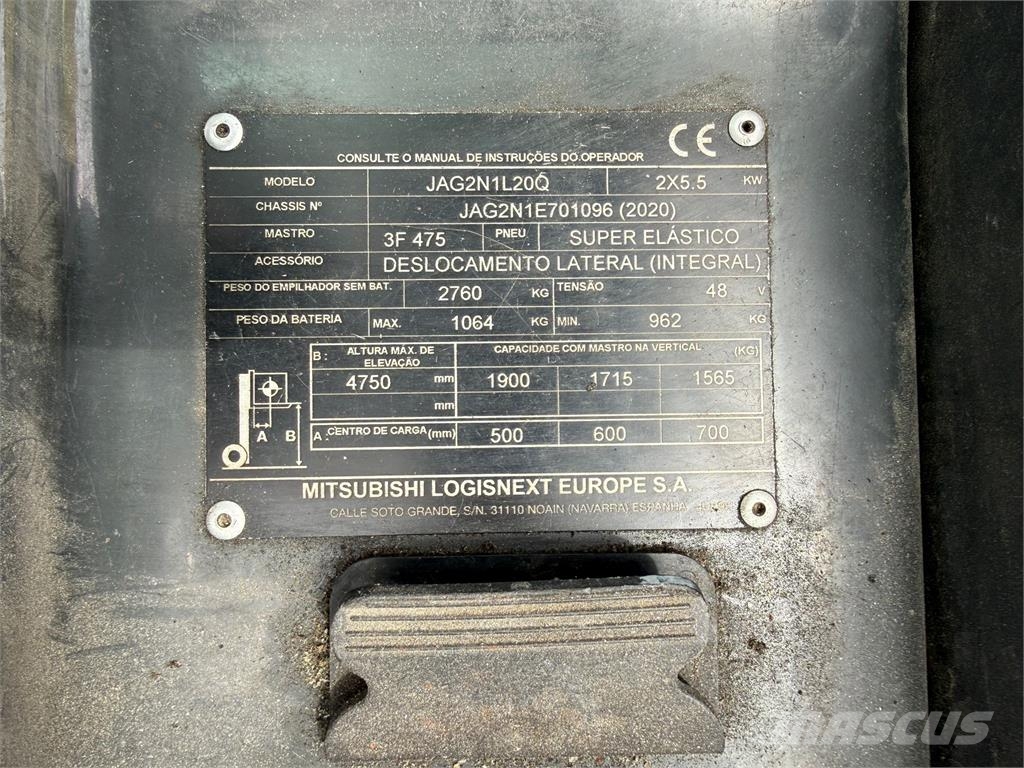 UniCarriers JAG2N1L20Q Electric forklifts