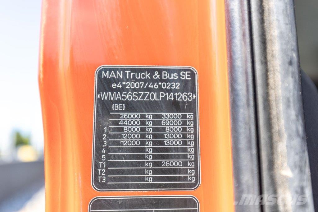 MAN TGS 33.470 BBS-6x6 (motor new 28.000 km) Sadulveokid