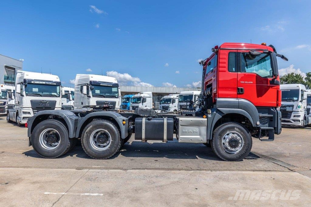 MAN TGS 33.470 BBS-6x6 (motor new 28.000 km) Sadulveokid
