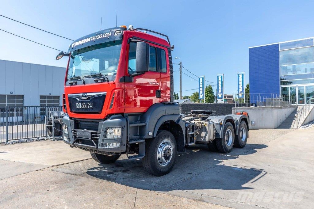 MAN TGS 33.470 BBS-6x6 (motor new 28.000 km) Sadulveokid