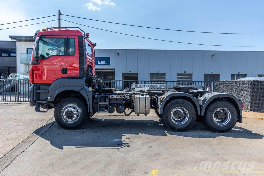 MAN TGS 33.470 BBS-6x6 (motor new 28.000 km) Sadulveokid