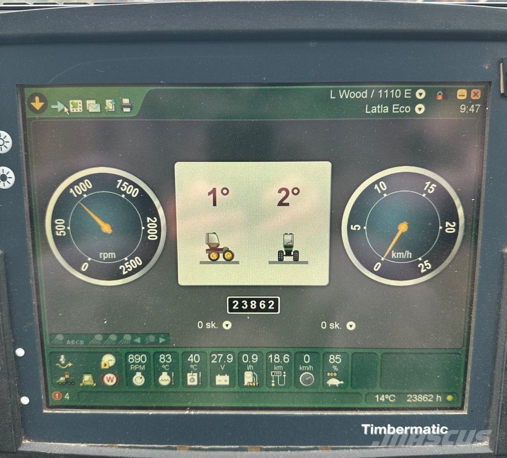 John Deere 1110 E Eco III Lassbærere