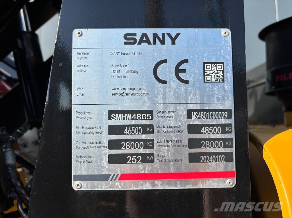 Sany SMHW 48 G5 - SMHW48 - Sennebogen 835 - Fuchs 360 Materialumschlag