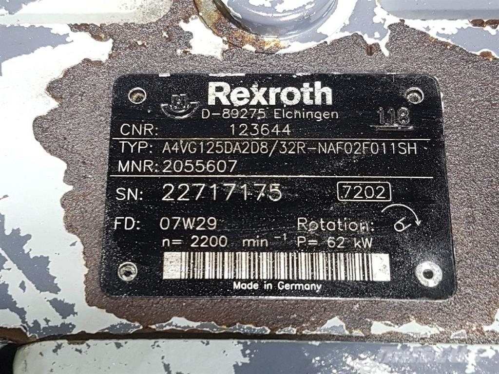 Rexroth A4VG125DA2D8/32R-123644 / R902055607-Drive pump Hydraulika