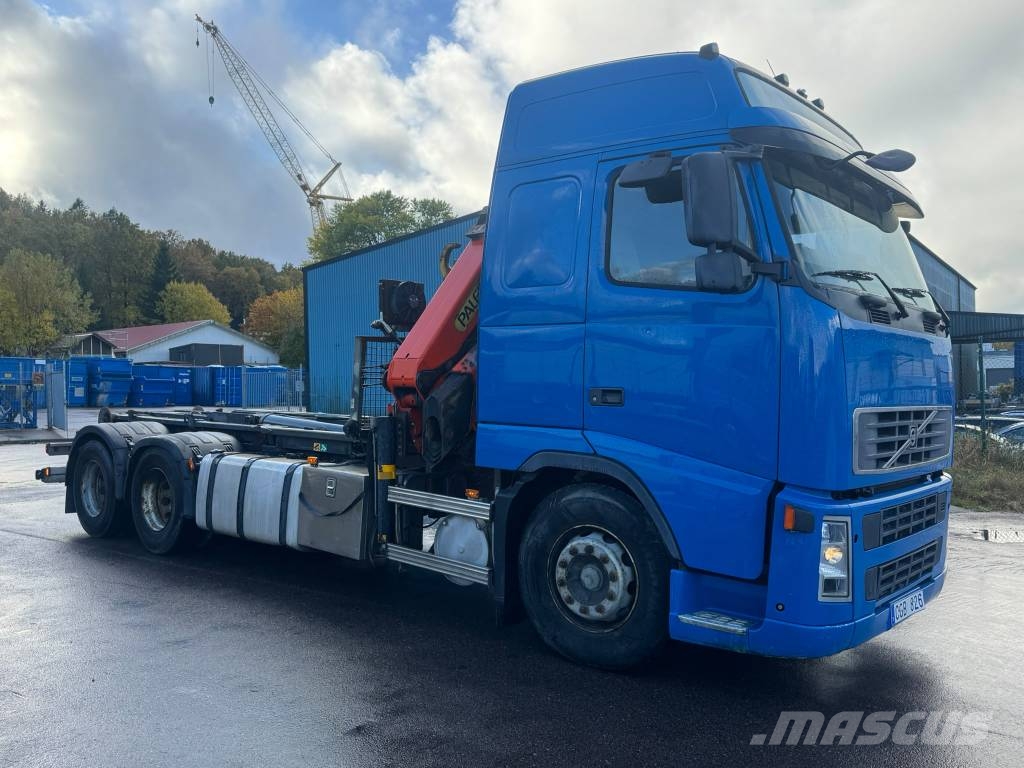 VOLVO FH460 KRANVÄXLARE  FULLBOGGI LÅGMIL NYBESKTIGAD شاحنات الرافعات