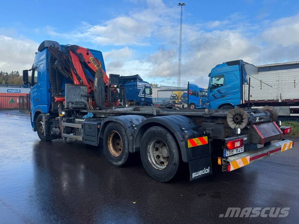 VOLVO FH460 KRANVÄXLARE  FULLBOGGI LÅGMIL NYBESKTIGAD شاحنات الرافعات