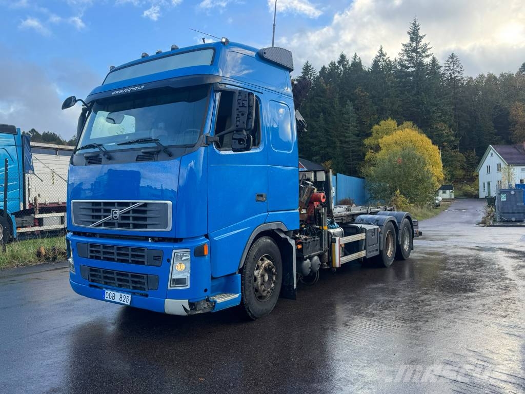 VOLVO FH460 KRANVÄXLARE  FULLBOGGI LÅGMIL NYBESKTIGAD شاحنات الرافعات