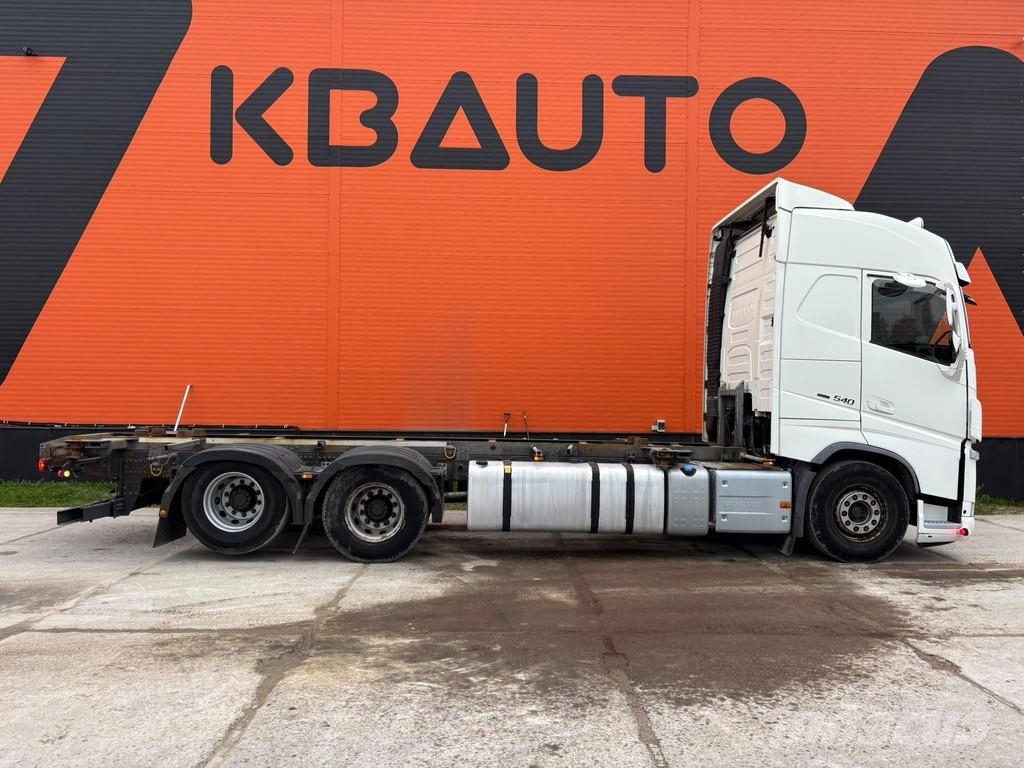 Volvo FH 540 6x2 CHASSIS L=7566 mm Containerbil