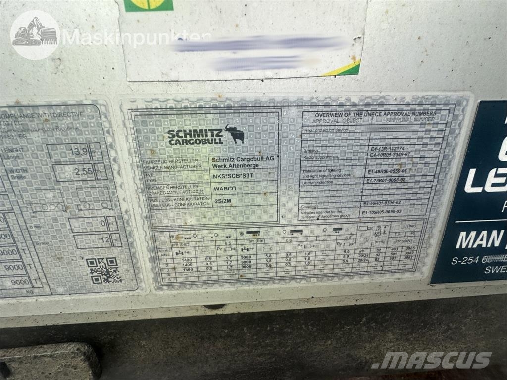 Schmitz Cargobull Semirremolques de caja de lona