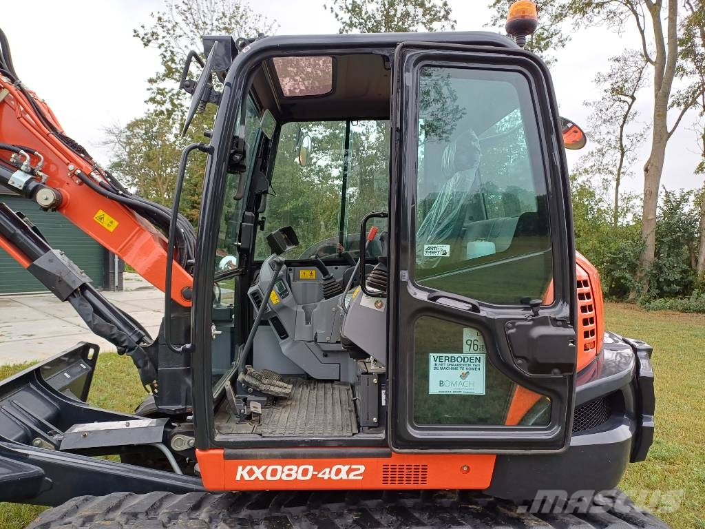 Kubota KX080-4a2 Midi excavators 7t - 12t