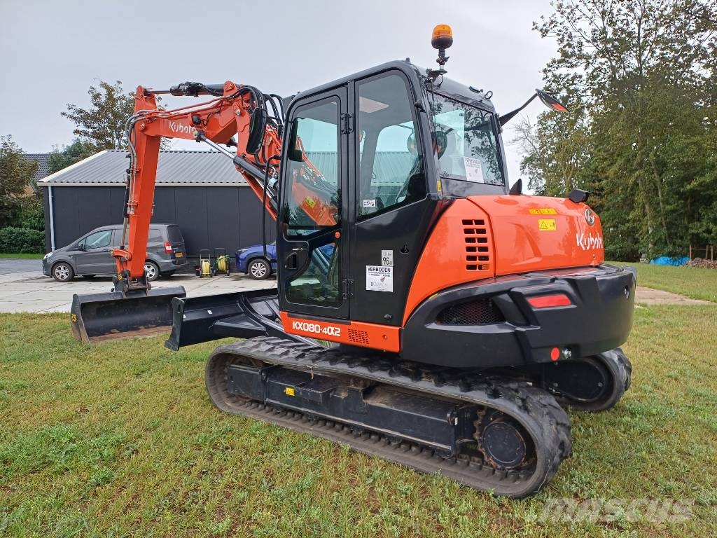 Kubota KX080-4a2 Midi excavators 7t - 12t