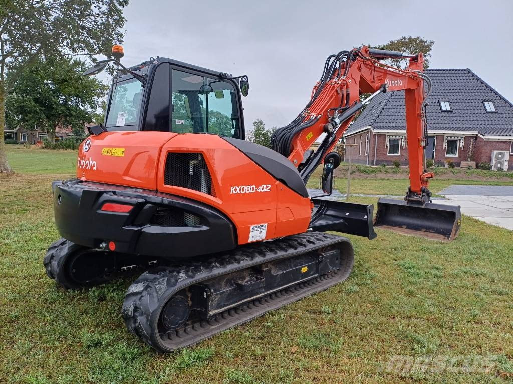 Kubota KX080-4a2 Midi excavators 7t - 12t