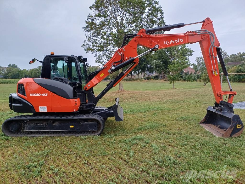 Kubota KX080-4a2 Midi excavators 7t - 12t