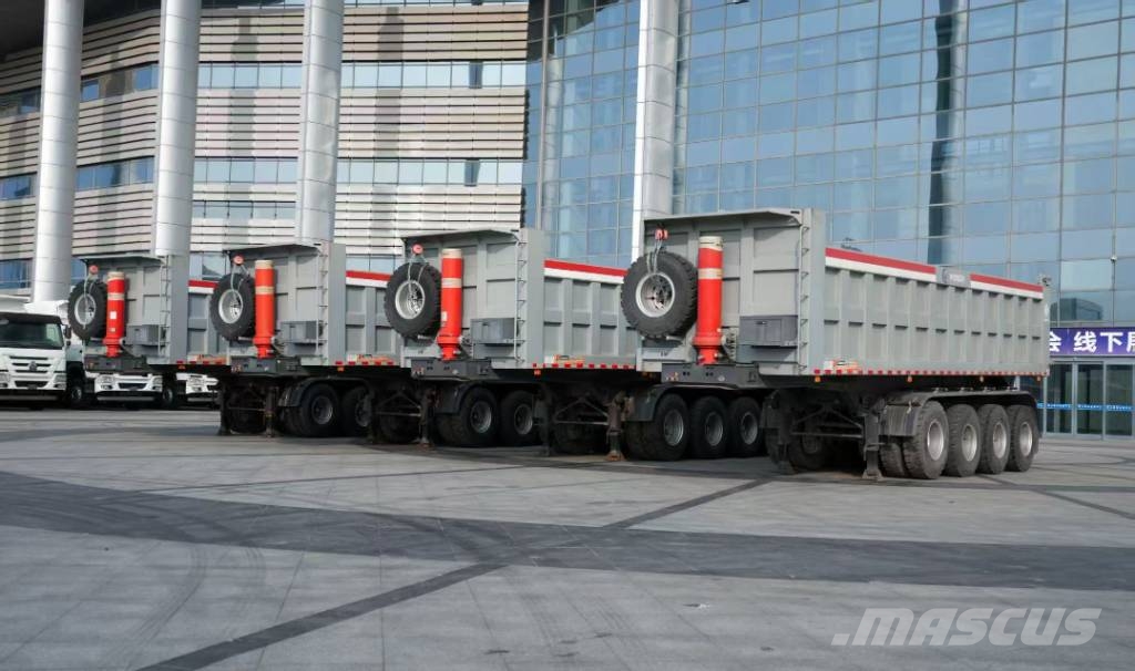 Howo 100 tons semi-trailers Tents treileri