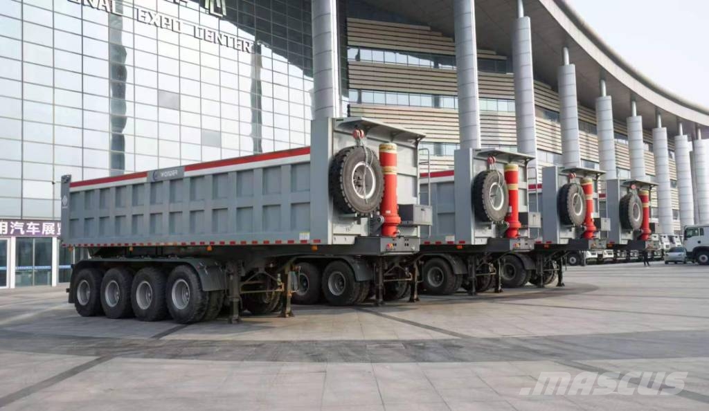 Howo 100 tons semi-trailers Tents treileri