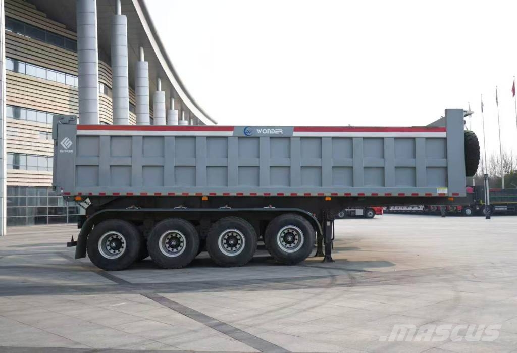 Howo 100 tons semi-trailers Tents treileri