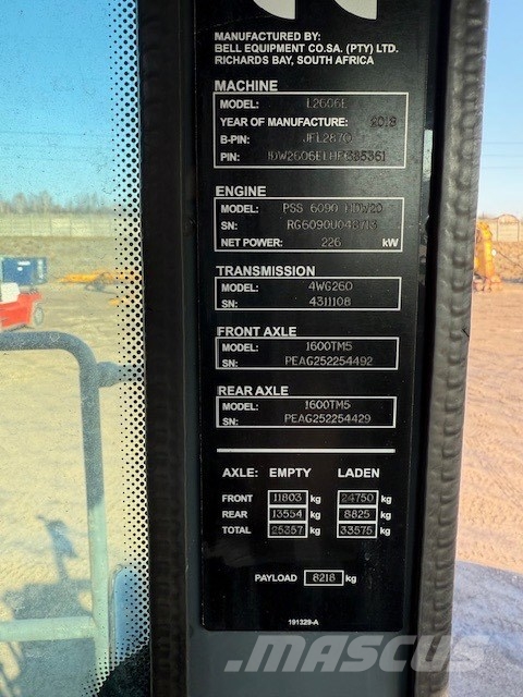 Bell L 2606 E Kolesni nakladalci