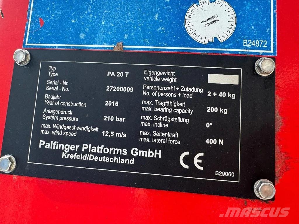Nissan Cabstar 35.12 PALFINGER HOOGWERKER 20 METER المنصات الهوائية المثبتة على شاحنة