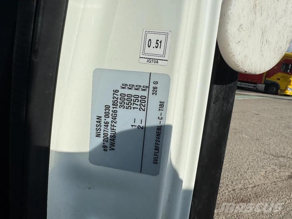 Nissan Cabstar 35.12 PALFINGER HOOGWERKER 20 METER المنصات الهوائية المثبتة على شاحنة