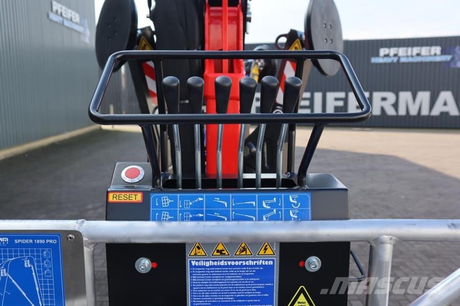 Platform Basket Spider 18.90 PRO CE Declaration, Valid inspection, Plataformas con brazo de elevación manual