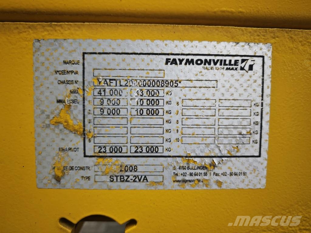Faymonville STBZ-2VA 5.5 meter extandable! Zemie treileri
