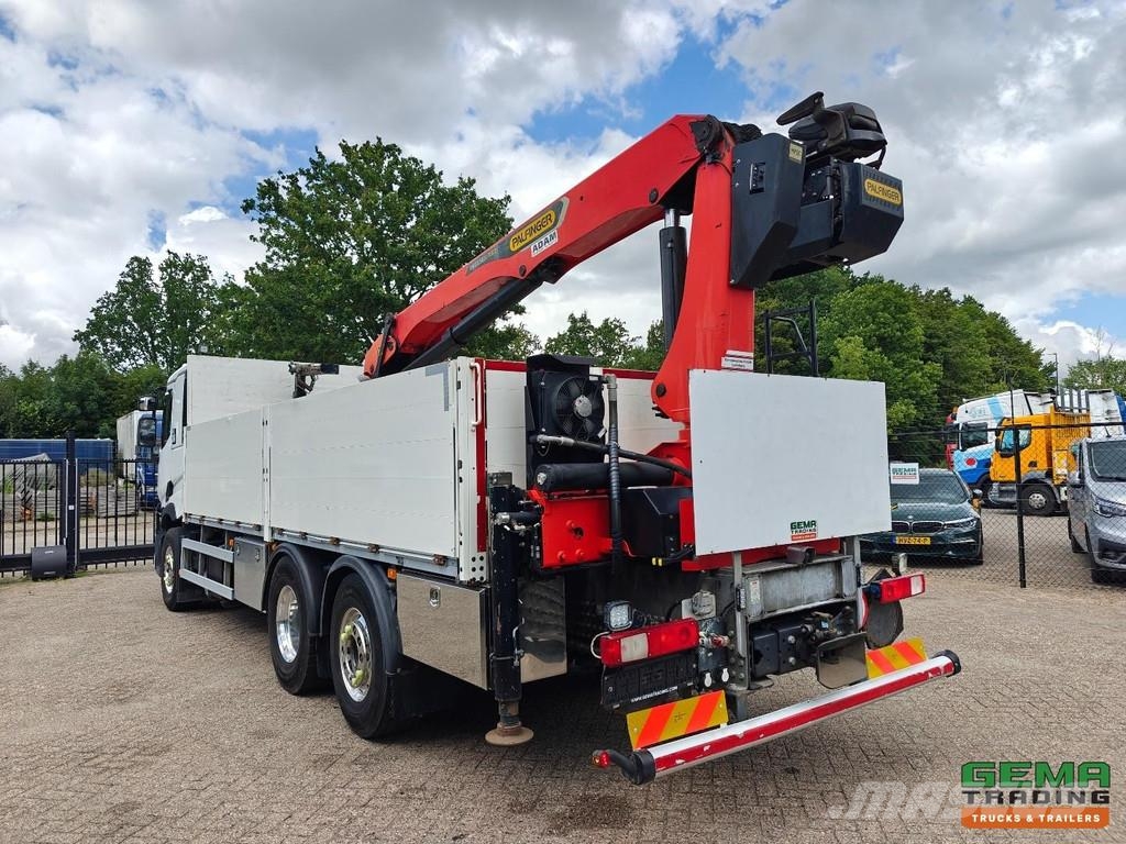 Renault T380 6x2/4 Sleeper Cab Euro6C - Open Load Bed 6.5m Lastbil med lad/Flatbed