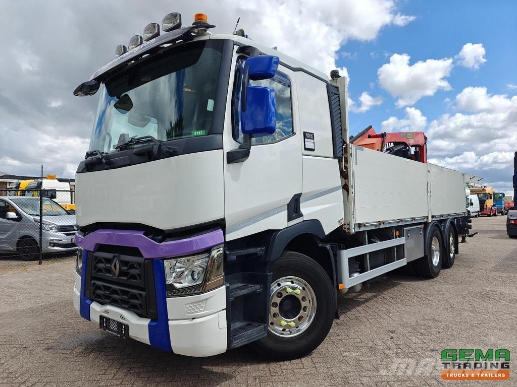 Renault T380 6x2/4 Sleeper Cab Euro6C - Open Load Bed 6.5m Camiones de cama baja