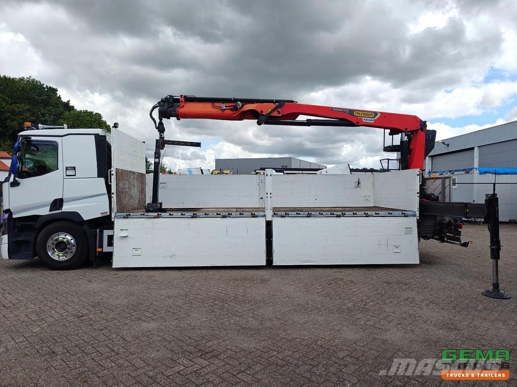 Renault T380 6x2/4 Sleeper Cab Euro6C - Open Load Bed 6.5m Lastbil med lad/Flatbed