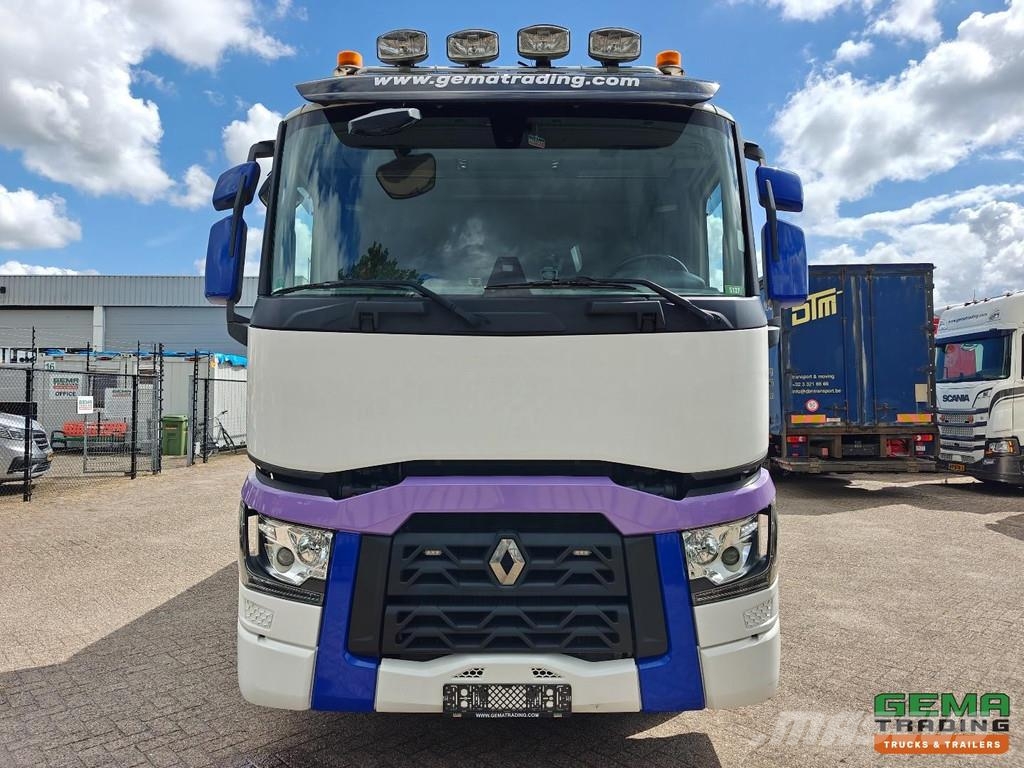 Renault T380 6x2/4 Sleeper Cab Euro6C - Open Load Bed 6.5m Lastbil med lad/Flatbed