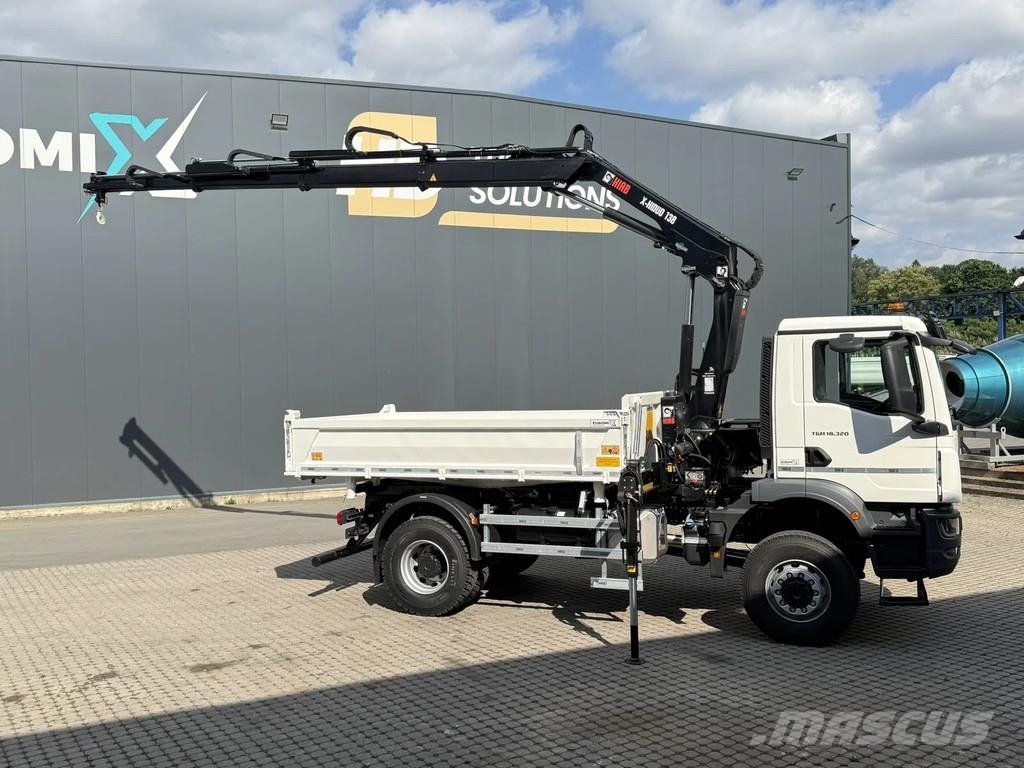 MAN TGM 18.320 MAN TGM 18.320 4x4 BB EuromixMTP Hiab 1 Tipper trucks