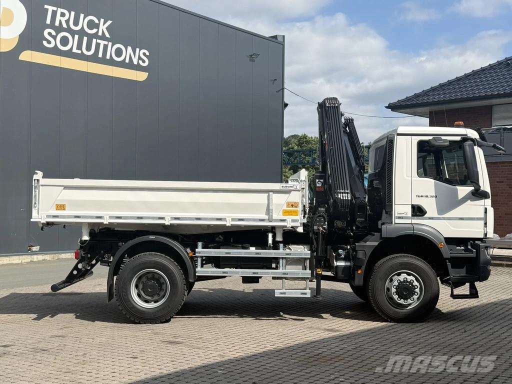 MAN TGM 18.320 MAN TGM 18.320 4x4 BB EuromixMTP Hiab 1 Camiones bañeras basculantes o volquetes